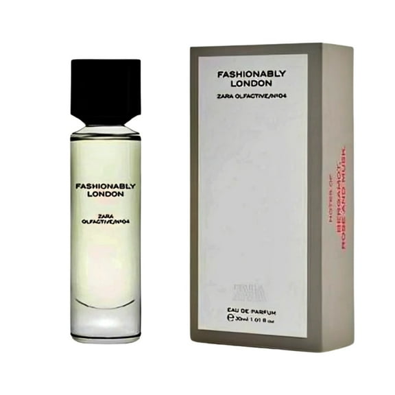 Zara Olfactive Nº 04 Fashionably London Eau de Perfume Spray for Unisex with Floral and Musky Fragrance by Jo Malone 30ml (1.01 fl oz)