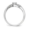 thumbnail image 2 of Sterling Silver Rhodium-plated CZ Ring QR6635, 2 of 5