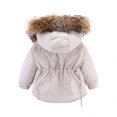 thumbnail image 5 of LWNYDPLSD Fall Jackets for Girls Youth Puffer Jacket Kids Ski Jacket Boy Shirts Size 8 Winter Suit Baby Boy Baby Bear Suit 5t Boy Clothes, White 3-4 Years, 5 of 8