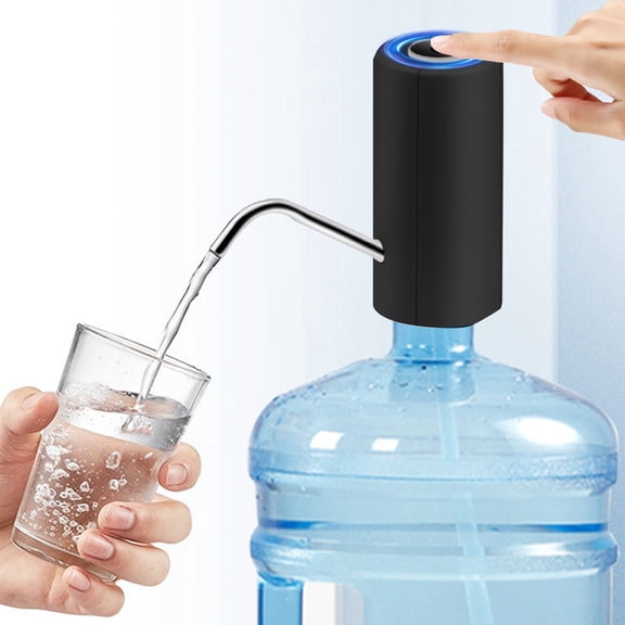 Electric Water Dispenser Pump - USB Rechargeable Automatic Siphon with Adjustable Nozzle for 5-Gallon Bottles, Portable Drinking Water Transfer for Home & Travel