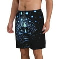 thumbnail image 2 of Tool Band Men's Beach Shorts Swim Trunks Casual Quick Dry Board Shorts Swimwear with Mesh Lined and Pockets, 2 of 8