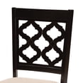 thumbnail image 6 of Baxton Studio Ramiro Modern and Contemporary Sand Fabric Upholstered and Dark Brown Finished Wood 5-Piece Dining Set, 6 of 9