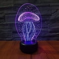 thumbnail image 2 of LINLIN 3D Night Light, 3D USB 3D Illusion Light Desk Lamp Touch Night Light with 7 Color Optical Illusion Desk Lights for Musical Instrument Shop Home Party Supply Decoration, 2 of 7