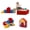 Red, variant on SAETSFEG 7-Piece Toddler Climbing Toys with Ball Pit, Indoor Baby Foam Blocks, Kids Crawling Activity Soft Play Set, Red (Balls not Included)