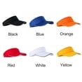 thumbnail image 4 of Sun Visor  Solid Color Polyester Cotton Sunshade Breathable Tennis Hat Men Women, 4 of 4
