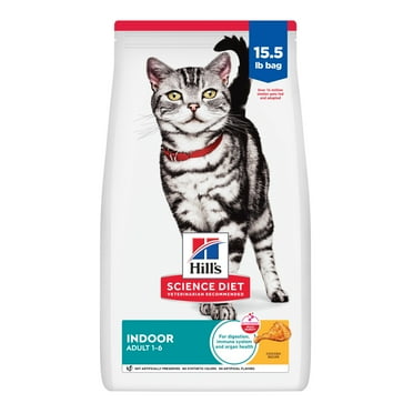 Hill's Science Diet Indoor Chicken Dry Cat Food, 15.5lb Bag