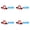Blue, variant on Waterproof 4pcs Safety Signaling Whistles Whistles 120dB for Kayaking Fishing Boating Swimming Portable