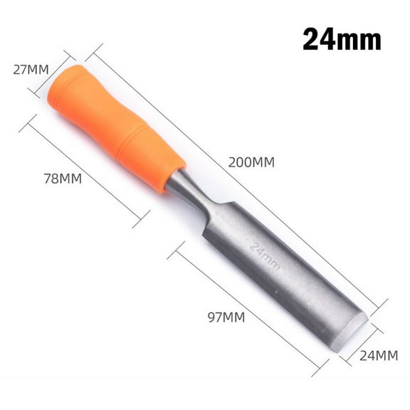 1pc Woodworking Chisel Carving Cutter Semi-Circular 6-24mm Craft Chisel