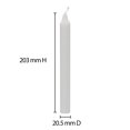 thumbnail image 3 of Mainstays 8" Unscented White Column Candles, 3 of 5