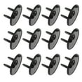 thumbnail image 1 of Uxcell 12 Pack Outlet Covers Proofing, Plug Covers Easy Installation Electric Plug Protectors Safety Socket Cover Black, 1 of 6