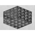 thumbnail image 1 of Ahgly Company Indoor Rectangle Patterned Platinum Silver Gray Area Rugs, 8' x 10', 1 of 6