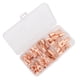 thumbnail image 4 of Eujgoov 60 piezas terminales de anillo de cobre terminales de cable de batería conectores de terminales de ojales de cobre conector de crimpado de cable eléctrico SC6-SC25 conjunto Ecomeon  no, 4 of 4