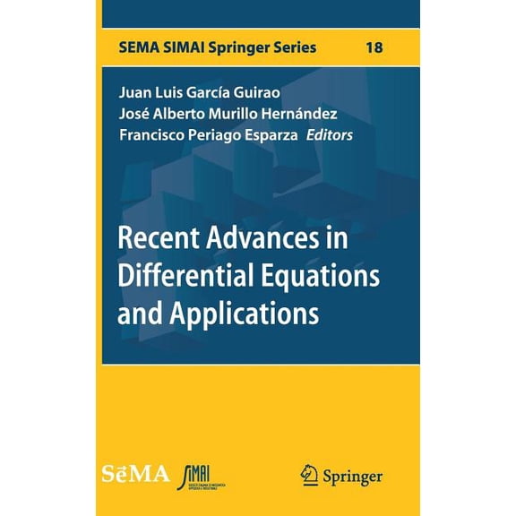 Sema Simai Springer Recent Advances in Differential Equations and Applications, Book 18, (Hardcover)