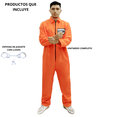 thumbnail image 3 of Disfraz prisionero Naranja con Esposas para Adulto hombre Fx Costumes Talla XXL, 3 of 6