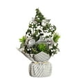 thumbnail image 2 of Christmas Decorations,Mini Berry Pinecone Christmas Tree,Creative Artificial Christmas Tree with Lights for Holiday Home Office Party Display Gift,Silver, 2 of 4