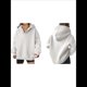 thumbnail image 3 of Sudadera con Capucha de Gran Tamaño para Mujer, Cuello en V, Forro , Larga, Estilo Y2K, Ropa de Otoño A S, 3 of 6