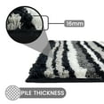thumbnail image 5 of Better Trends 24" x 36" Bathroom Rugs 100% Polyester Soft Water Absorbent Non Slip Bath Mat Machine Washable Rug Griffie Collection - Gray, 5 of 8