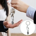 thumbnail image 6 of 1pc Father's Day Gift Keychain Creative Fishhook Key Chains Bag Keys Decor, 6 of 8