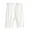 White, variant on CHEEREAM Girls Knee-Length Leggings Ribbed High Waist Summer Stretchy Athletic Pants for Girl 2-13 Years