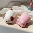 thumbnail image 4 of 2 Pieces Piggy & Puppy Squishy Stress Toys, Slow Rise PU & Silicone Fidget for Kids & Adults, Anti-Stress Hand Toys, White Elephant Gifts, 4 of 7