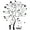 Black-M, variant on Picture Frames Tree Acrylic Picture Wall Decor DIY Wall Photo Frames Adhesive Family Tree Wall Decor Decorative Wall Picture Frames for Living Room Home Decor,Black,S