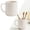 C, variant on 1 Pack Reusable Plastic Mug with Handle, Modern Unbreakable Drinking Cup, Multi-Purpose Tumbler for Bathroom Rinsing, Kitchen, and Coffee, 11x8.2 cm (B)