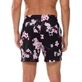thumbnail image 5 of Styesk Mens Shorts Men Printing Casual Fashion Loose Beach Pants Drawstring Zipper Pockets Triangular Lining Exercise Shorts Pants, 5 of 5