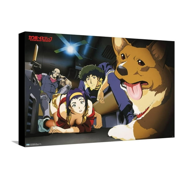 Cowboy Bebop - Group Canvas Wall Poster, 14.725" x 22.375"