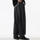 thumbnail image 4 of Pantalones deportivos de longitud completa para hombre, de moda, de color liso, informales, elásticos, con cordones y pierna recta, blusa para hombre, 4 of 4