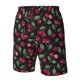 thumbnail image 4 of Balery Ripe Red Cherry Traje de Baño Estilo Hawaiano para Hombre, Shorts de Secado Rápido con Bolsillos-Large, 4 of 6