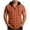 Orange, variant on Ixbnca Men's Short Sleeve Plaid Hoodies Short Sleeve Mens Button V Neck Hooded T Shirts with Pocket