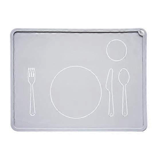 Dining Table Mat Durable Anti-scalding Portable Modern Room Kitchen Silicone Tableware for Gift