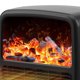 thumbnail image 2 of Lámpara de llama simulada Calentador de aire caliente de escritorio Ventilador silencioso de 2 velocidades Uso en interiores, 2 of 7