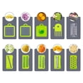 thumbnail image 4 of Rallador MYRVA Gris Utensilio de Cocina Cortar Rayar Fruta Verdura, 4 of 4