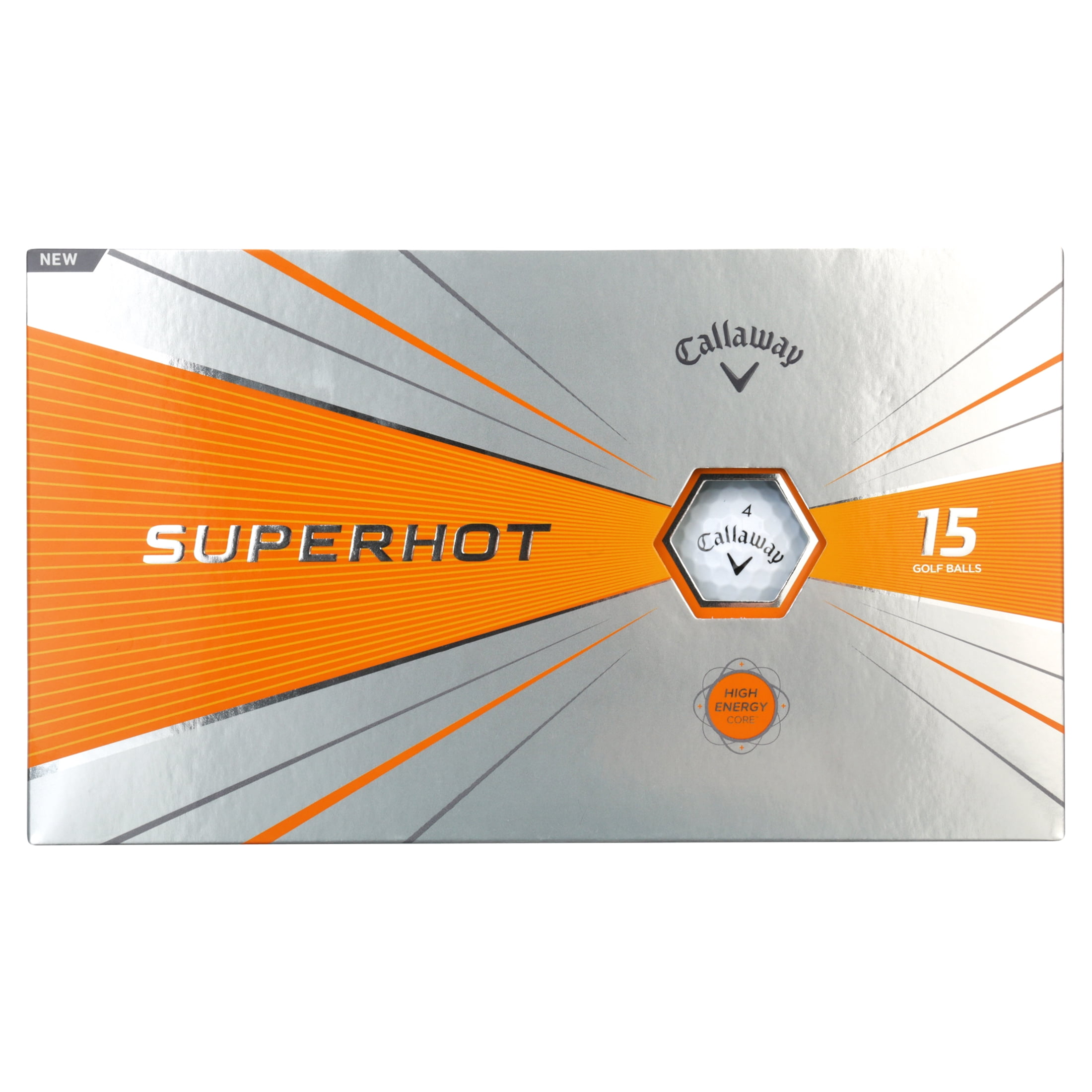 Callaway Golf Superhot White Golf Balls, 15 Pack