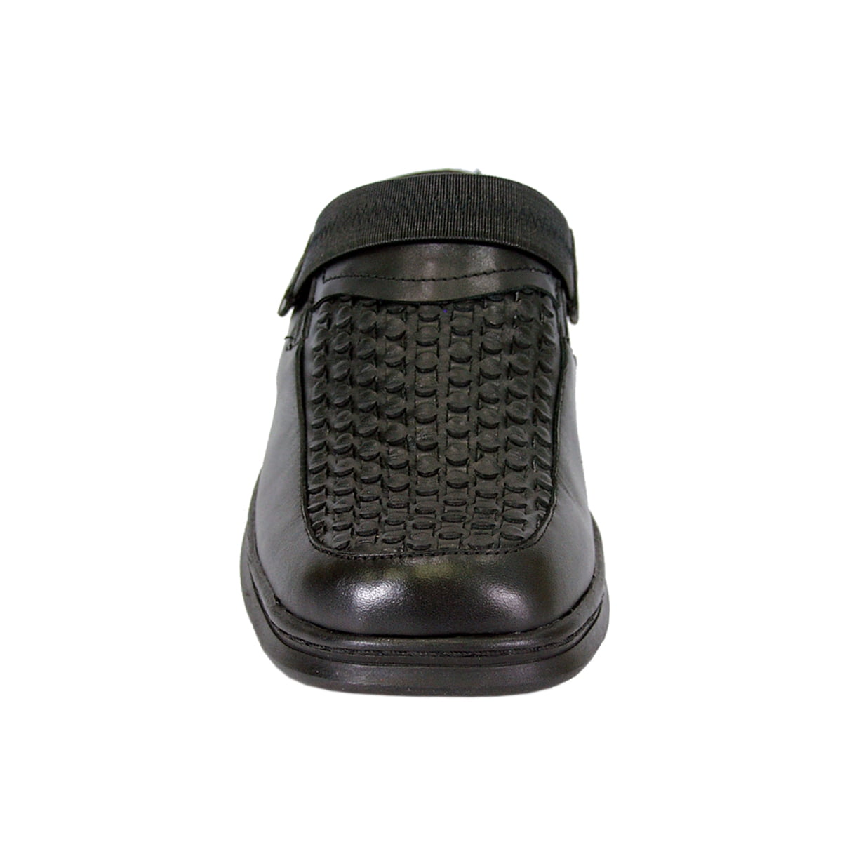 24 HOUR COMFORT Marcy Wide Width Comfort Clog For Work and Casual Attire BLACK 6
