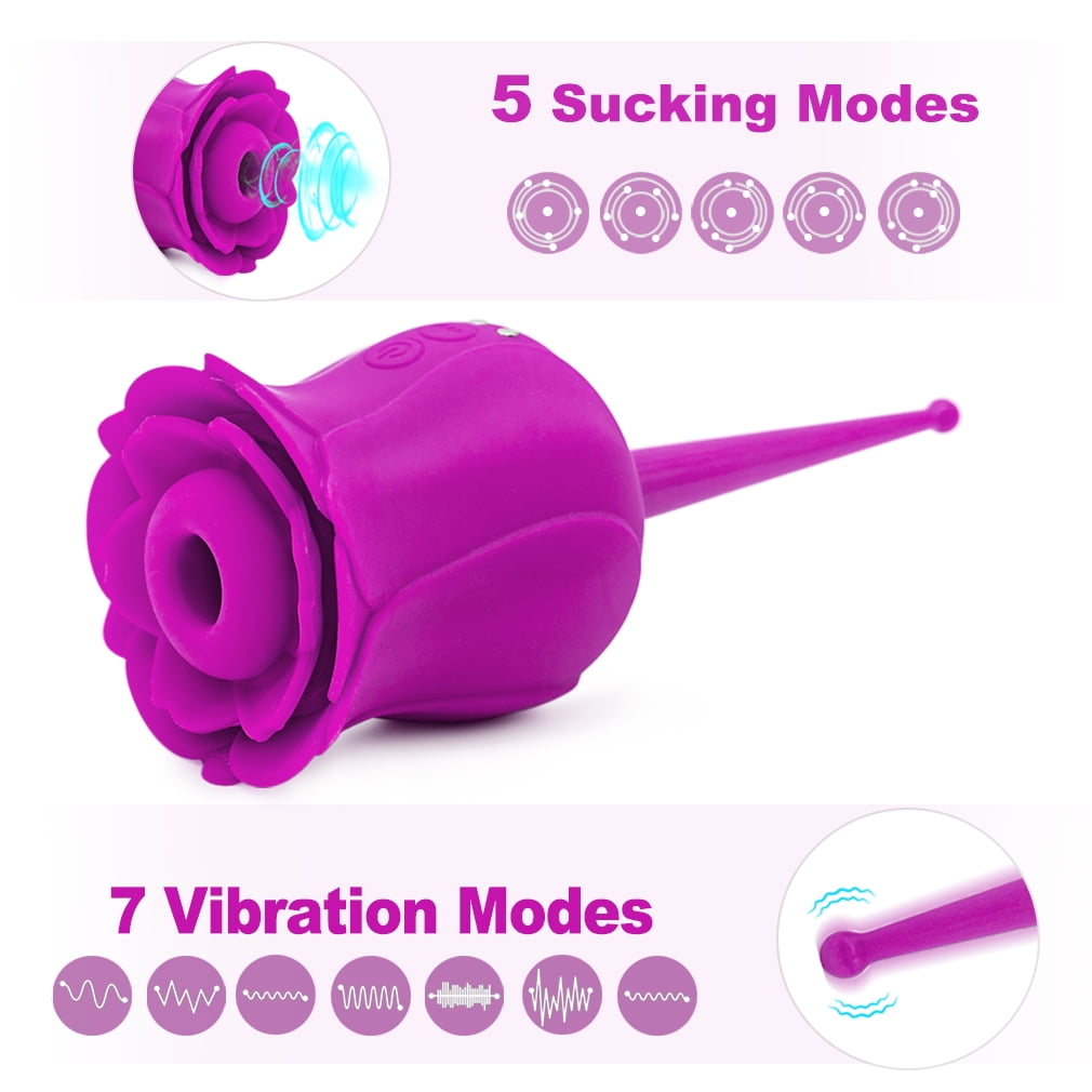 Rose Flower Clitoris Stimulation Vibrators With 7 Intense Suction  Masturbator Clitoral Brush Breast Nipple Massage Vibrating Sex Toys For Wom  From Leather_bdsm, $17.6