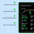 thumbnail image 3 of Detector de Calidad del Aire Tuya WiFi 15 en 1, Portátil para el Hogar, , PM0,3, PM1,0, PM2,5, PM10, CO, CO2, TVOC, HCHO, con Soporte, B, 3 of 5