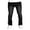 Black, variant on Gupgi Jeans for Men Skinny Rhinestone Denim Pants Streetwear Slim Fit Trousers with Pockets