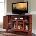 thumbnail image 4 of Crosley LaFayette 48" Corner TV Stand in Cherry, 4 of 6