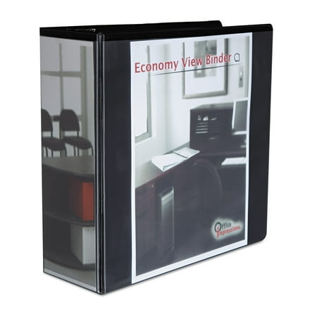 office impressions economy slant ring view binder 4 capacity