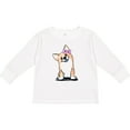 thumbnail image 3 of Inktastic Corgi Puppy Girl Boys or Girls Long Sleeve Toddler T-Shirt, 3 of 5