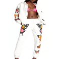 thumbnail image 2 of Women Tracksuit Set Zipper Up Hoodies + Jogger Pants 2Pcs Outfit Sets, 2 of 6