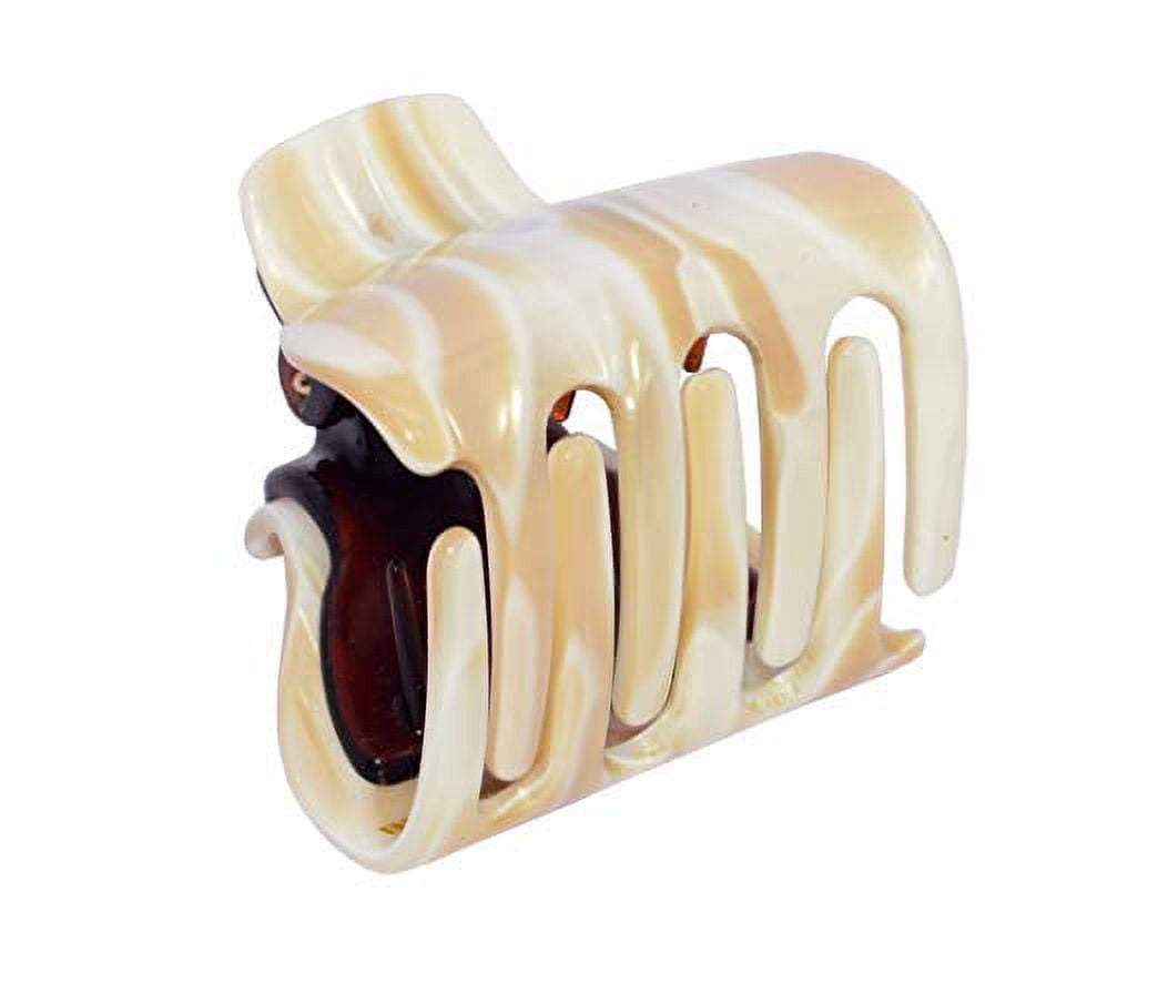French Amie Big Fat Handmade Celluloid Acetate Jaw Hair Claw for Women and Girls