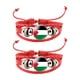 thumbnail image 1 of Jumpingount 2x de dijes personalizados para la bandera palestina idea de regalo de apoyo de la bandera de Palestina Ropa, zapatos y accesorios Miscelánea Rojo, 1 of 6