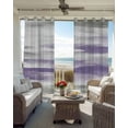 thumbnail image 4 of Purple Gray White Blackout Curtains 72 Inches Long for Bedroom, Retro Country Abstract Mottled Texture Thermal Insulated Room Darkening Black Out Window Curtain Panels Grommet Drapes for Living Room, 4 of 8