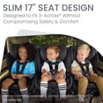 thumbnail image 5 of Britax Poplar S Asiento convertible para automóvil, asiento para automóvil 2 en 1 con diseño delgado de 17 pulgadas, tecnología ClickTight, Stone Onyx, 5 of 5