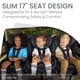 thumbnail image 5 of Britax Poplar S Asiento convertible para automóvil, asiento para automóvil 2 en 1 con diseño delgado de 17 pulgadas, tecnología ClickTight, Stone Onyx, 5 of 5