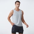 thumbnail image 3 of Chaleco para correr, maratón, carreras, ajuste sin dejar huellas, secado rápido, transpirable, ropa de fitness, chaleco de entrenamiento deportivo, 3 of 4