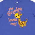 thumbnail image 4 of Inktastic My Grandpa Loves me- cute giraffe Youth T-Shirt, 4 of 5